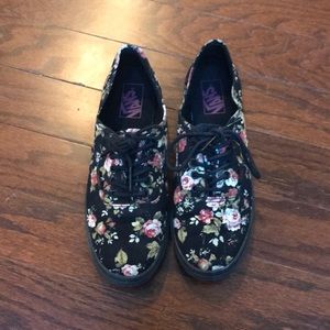 Floral vans